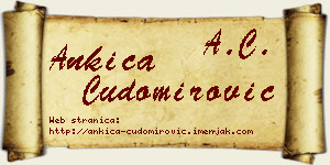 Ankica Čudomirović vizit kartica